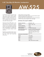 Klipsch AW-525 - Brochure-1